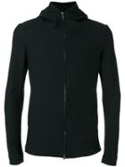 Forme D'expression - Hooded Zip Through Jacket - Men - Cotton/linen/flax - M, Black, Cotton/linen/flax