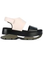 Marni Platform Slingback Sandals - Black