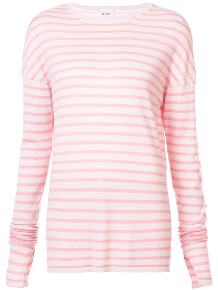 Barrie Striped Jumper - Pink