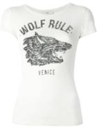 Diesel Wolf Rule T-shirt, Women's, Size: S, White, Silk