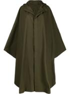 Holland & Holland Oversized Cape Coat - Green