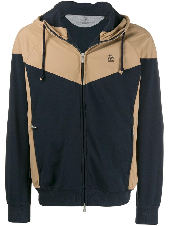 Brunello Cucinelli Hooded Jacket - Blue