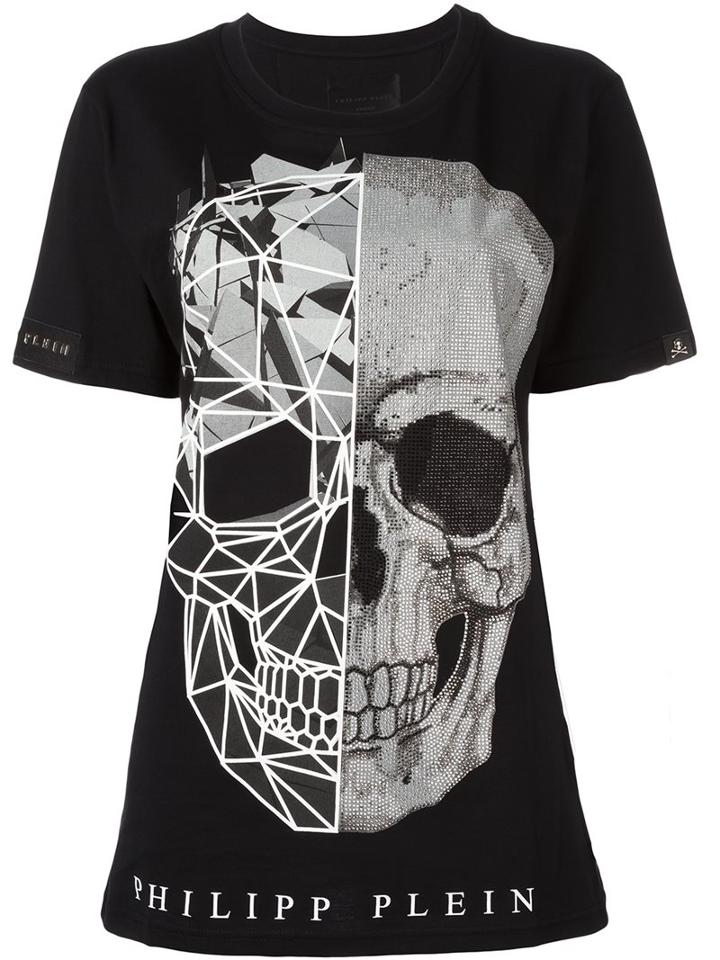 Philipp Plein 'a Big Trouble' T-shirt, Women's, Size: Small, Black, Cotton