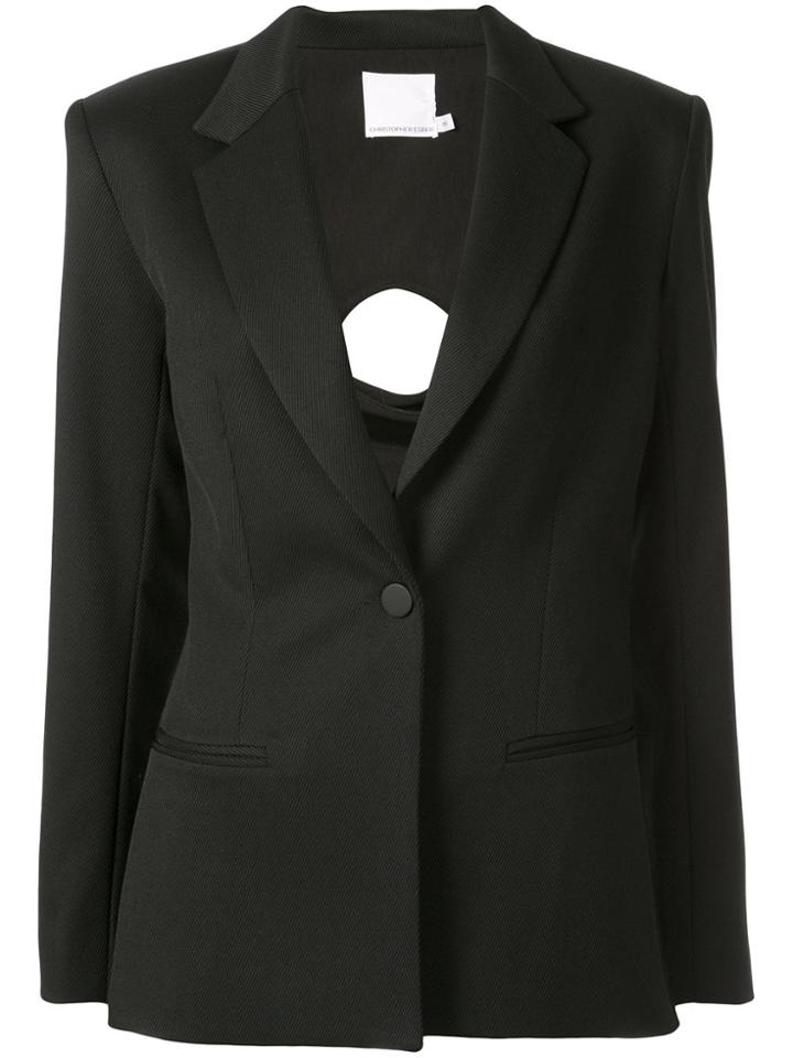 Christopher Esber Jigsaw Tailored Blazer - Black