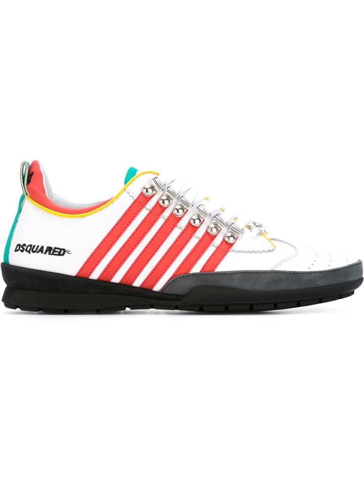 Dsquared2 251 Sneakers, Men's, Size: 43, White, Leather/rubber