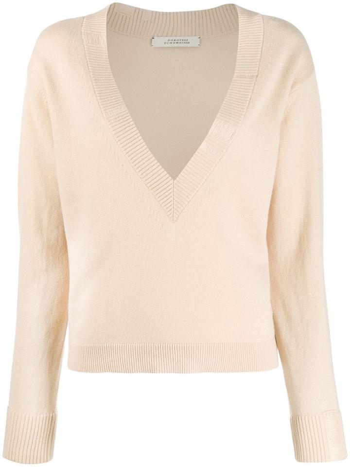 Dorothee Schumacher V-neck Sweater - Pink