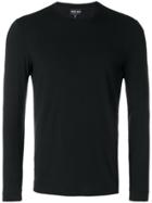 Giorgio Armani Crew Neck Jumper - Black