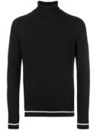 Low Brand Roll Neck Sweater - Black