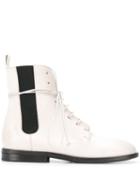 Marsèll Lace-up Chelsea Boots - White
