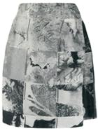 Raeburn Womens Silk Nasa Skirt - Grey