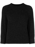 3.1 Phillip Lim Cropped High Neck Sweater - Grey