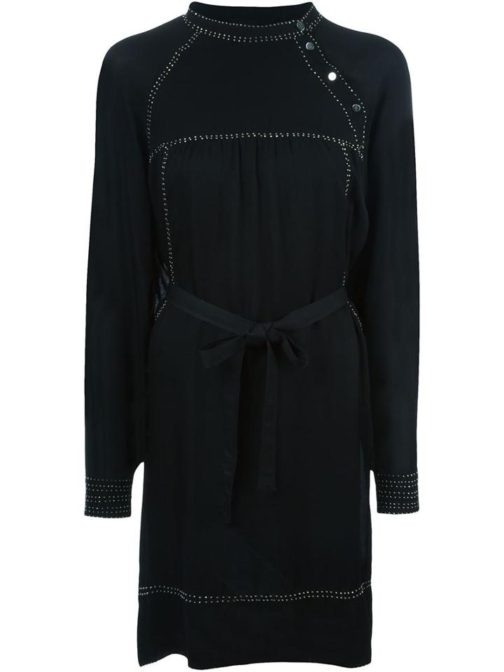 Isabel Marant 'adele' Dress, Women's, Size: 38, Black, Silk/viscose/brass