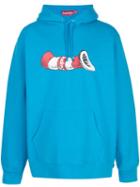 Supreme Cat In The Hat Hoodie - Blue
