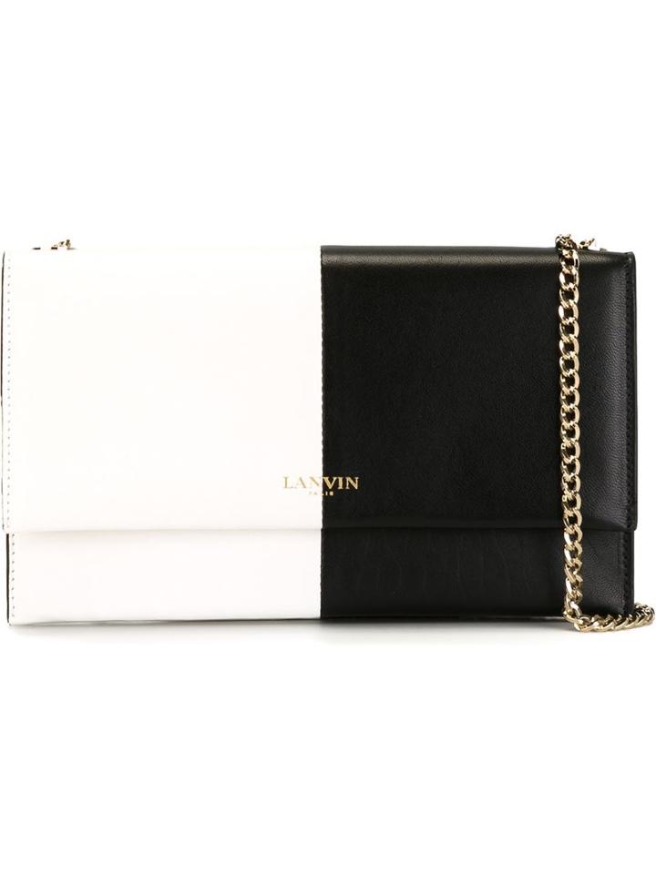 Lanvin Bi-colour Chain Crossbody Bag