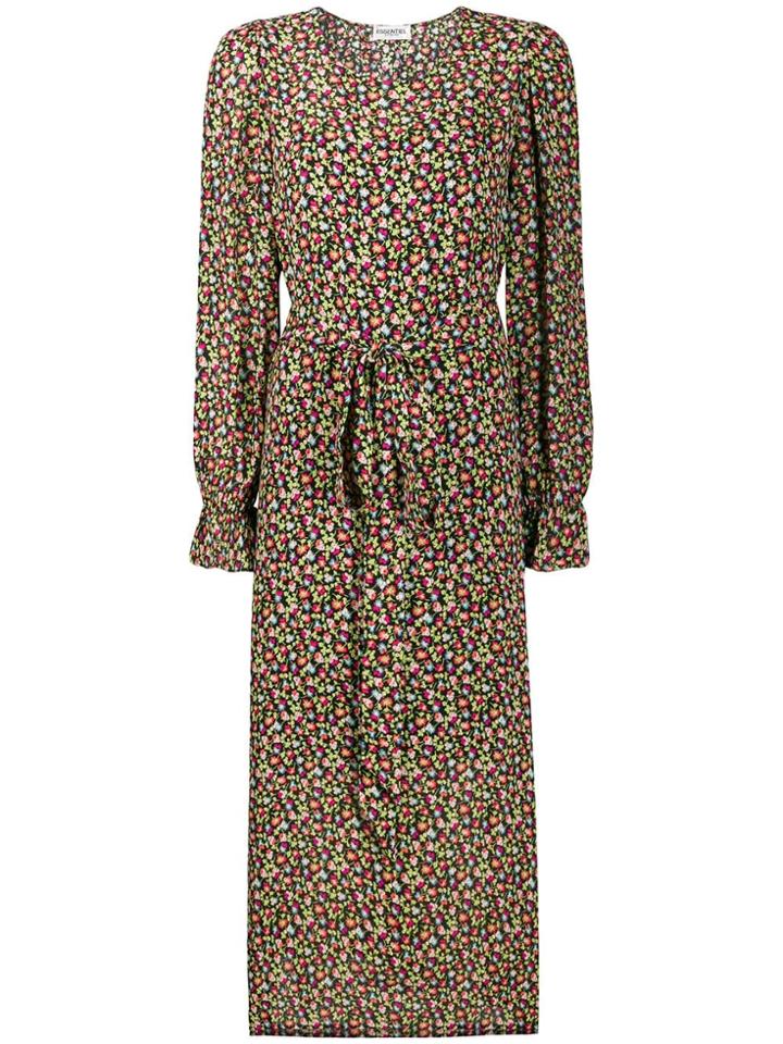 Essentiel Antwerp Tekkent Floral-print Dress - Black
