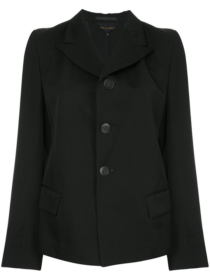 Comme Des Garçons Vintage Back Slit Blazer - Black