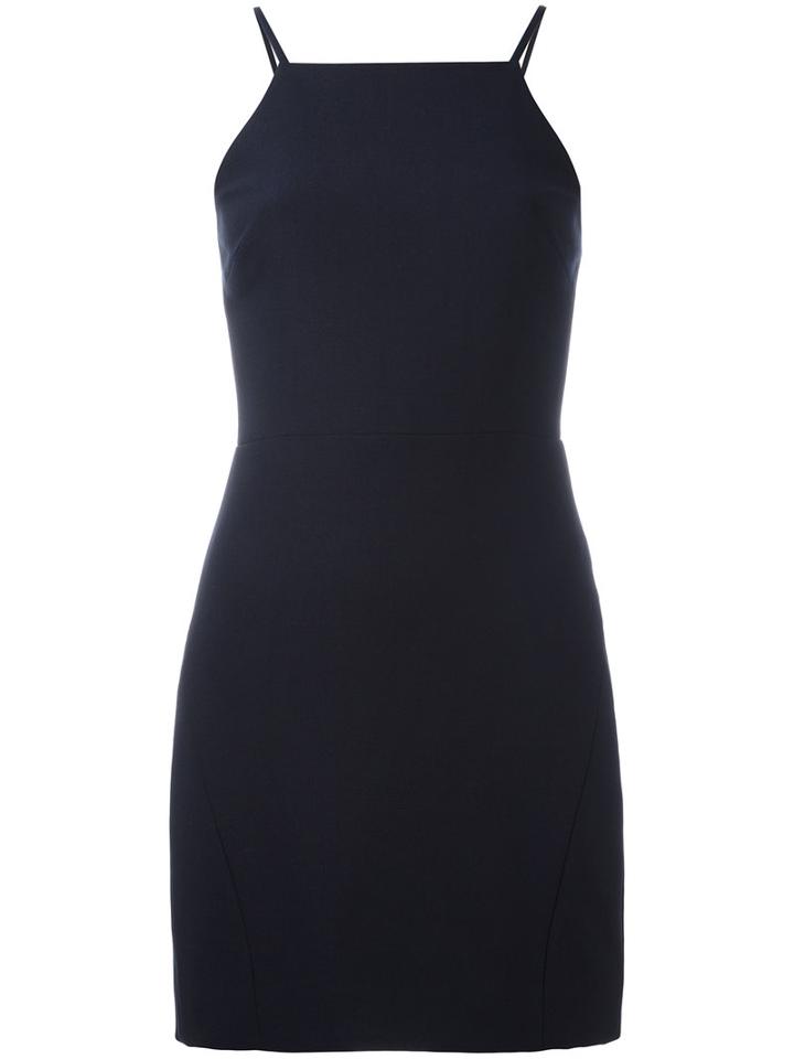Elizabeth And James Open Back Dress, Women's, Size: 4, Blue, Polyester/viscose/spandex/elastane/spandex/elastane