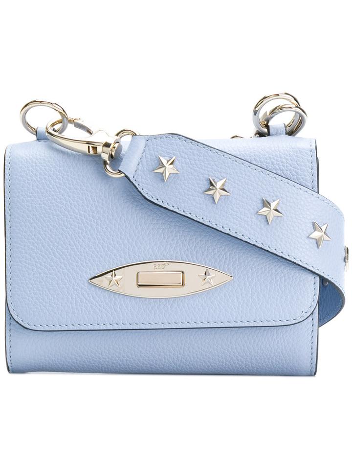 Red Valentino - Flap Shoulder Bag - Women - Calf Leather - One Size, Blue, Calf Leather