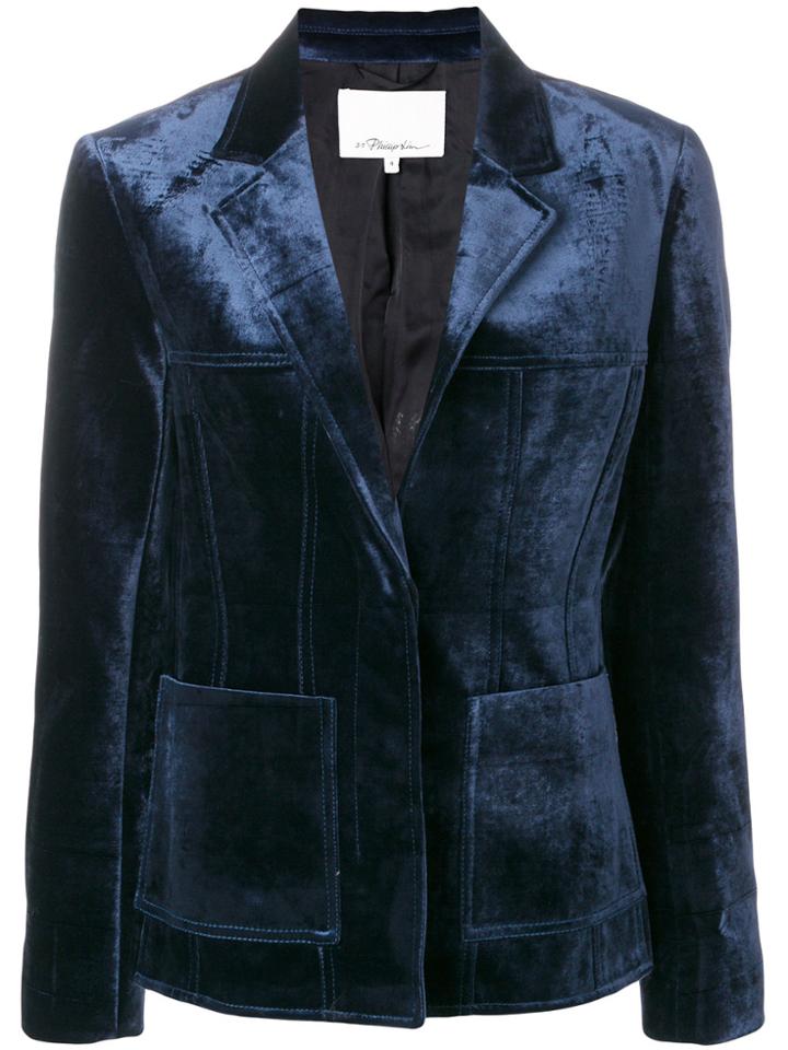 3.1 Phillip Lim Tailored Blazer - Blue