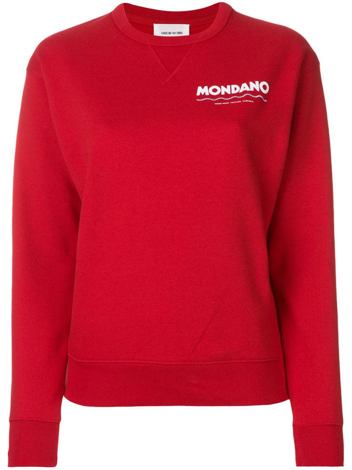 Wood Wood Flora Sweatshirt - Red