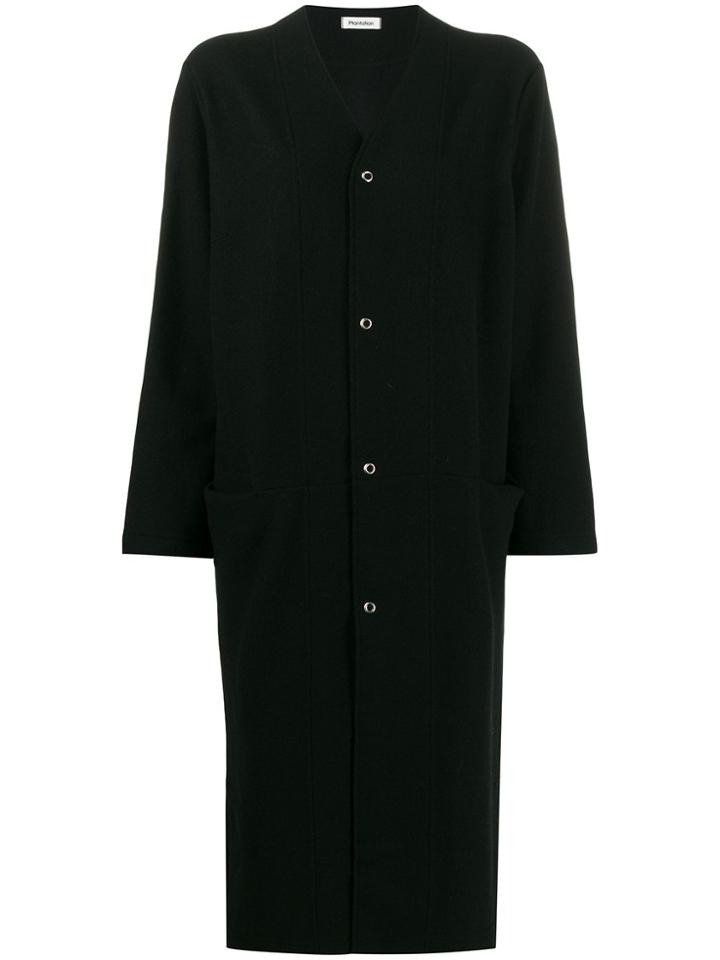 Plantation Press Stud Cardi-coat - Black