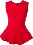 Dkny Panelled Peplum Blouse