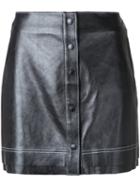 Manning Cartell Mod Squad Mini Skirt, Women's, Size: 6, Black, Sheep Skin/shearling
