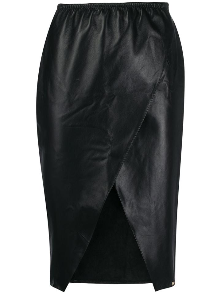 Something Wicked Lexi Leather Skirt - Black
