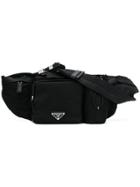Prada Multi Pockets Belt Bag - Black