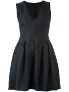 Philipp Plein Embroidered Butterfly Cocktail Dress - Black
