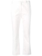 Max Mara Mascia Cropped Trousers - White