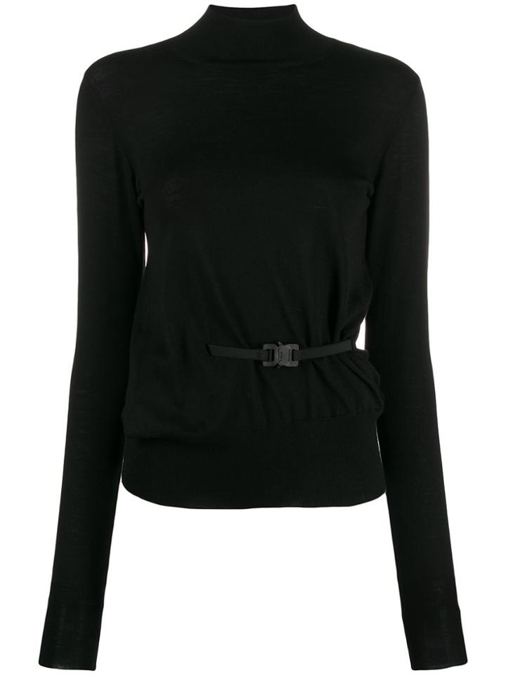 1017 Alyx 9sm Buckle Detail Jumper - Black