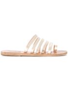 Ancient Greek Sandals Niki Slides - Metallic