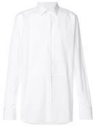 Alexander Mcqueen Broderie Anglaise Panel Shirt - White