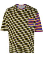 Marni Striped Print T-shirt - Yellow