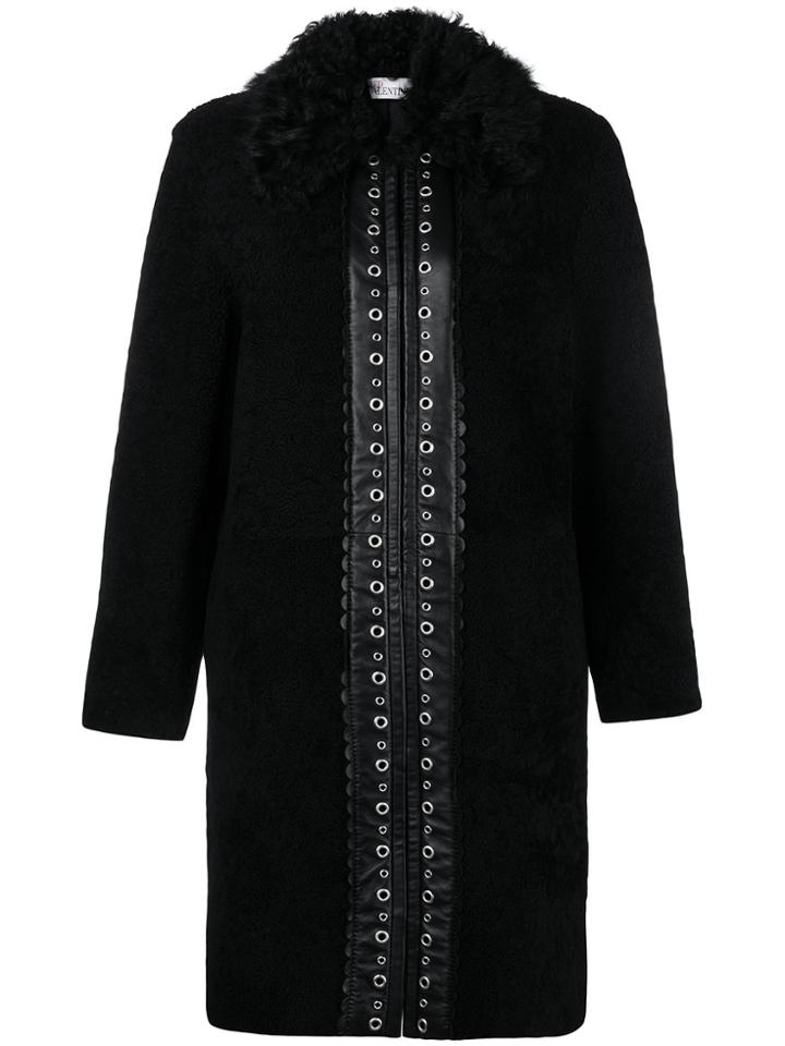 Red Valentino Oversized Coat - Black