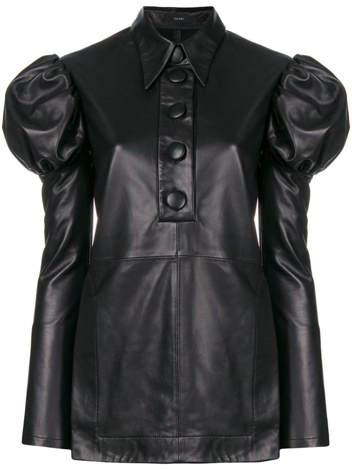 Ellery Breuer Bubble Sleeve Polo - Black