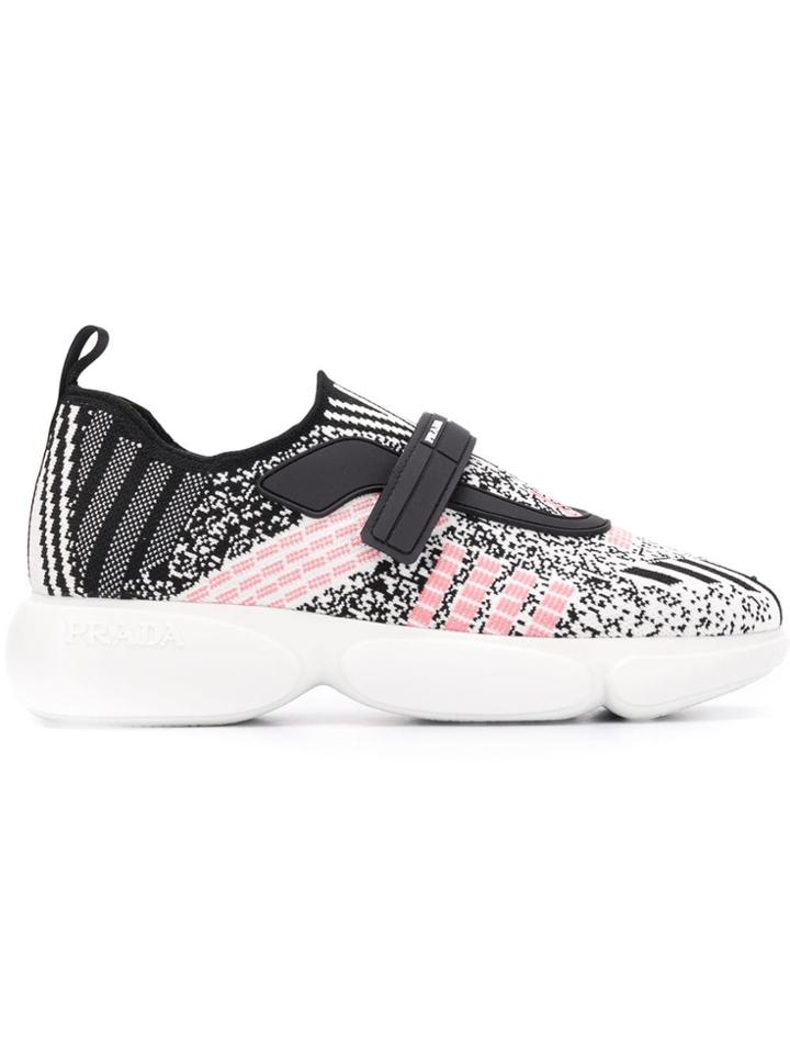 Prada Cloudbust Knit Sneakers - White
