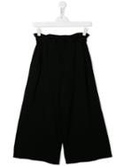 Fendi Kids Teen Paperbag Waist Trousers - Black