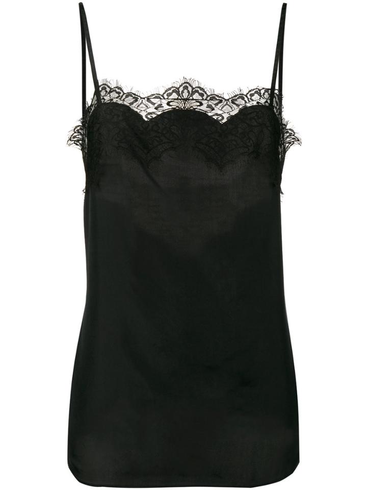 Faith Connexion Strappy Lace Camisole - Black