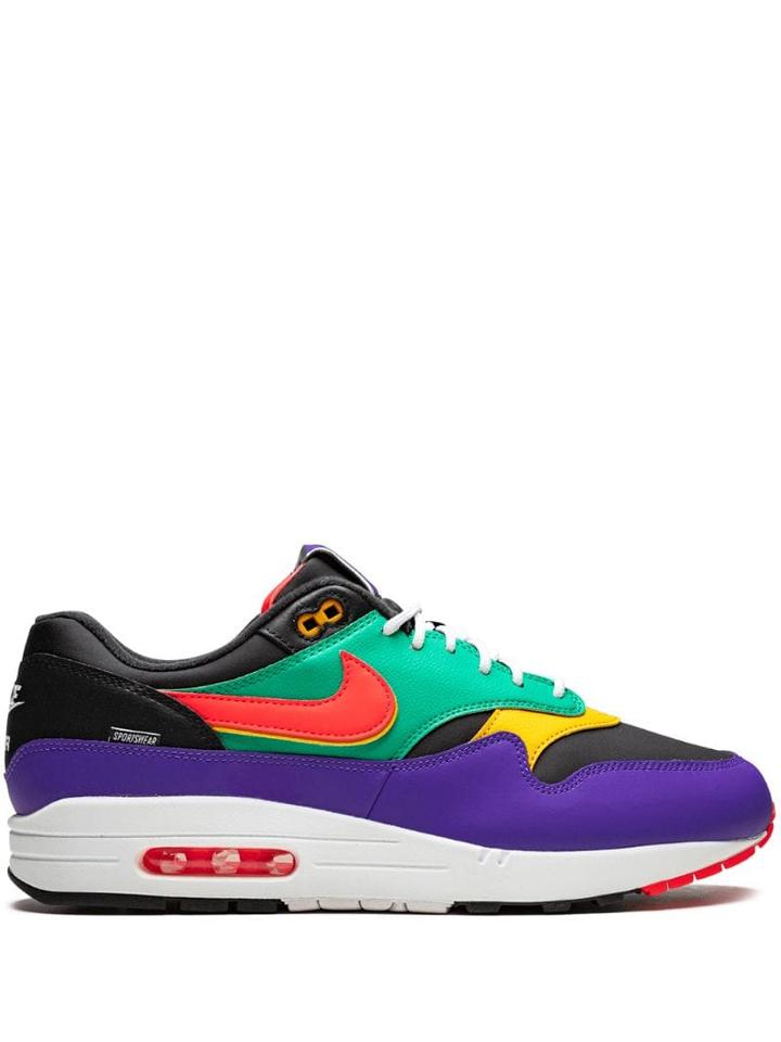 Nike Air Max 1 Windbreaker Sneakers - Black