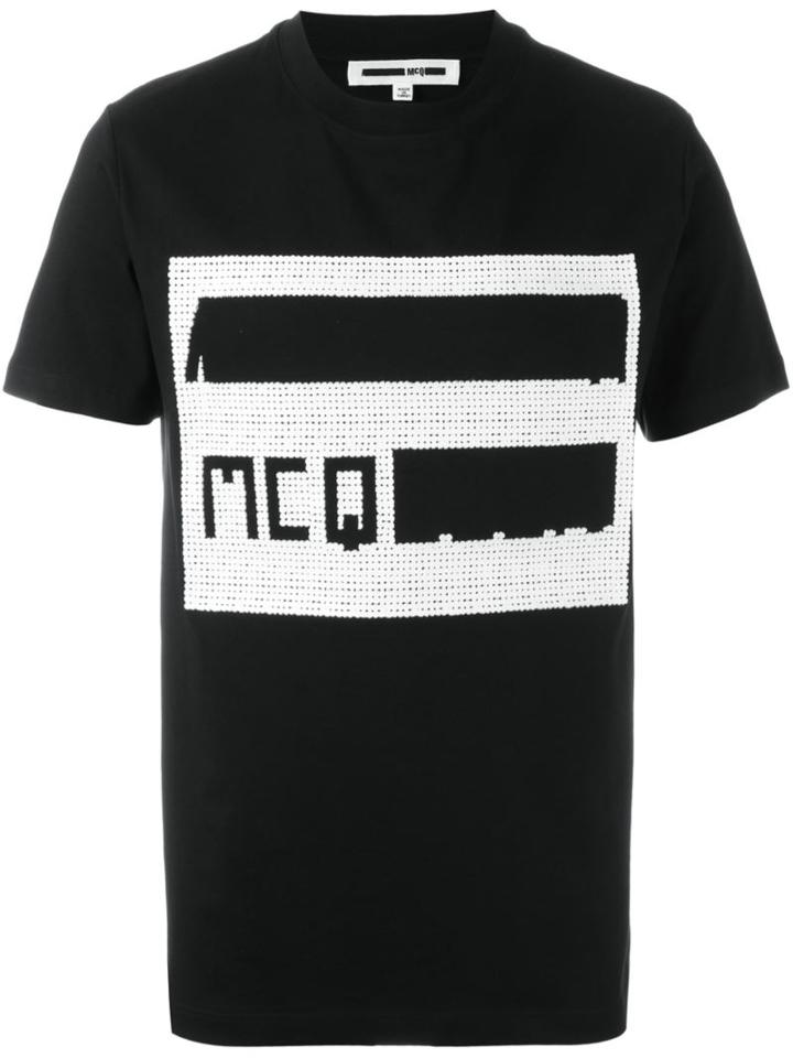 Mcq Alexander Mcqueen Perforated Logo T-shirt
