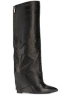 The Seller Wedge Knee-length Boots - Black