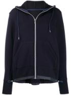 Sacai Long Sleeve Hooded Top - Blue
