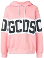 Gcds Logo Print Hoodie - Pink