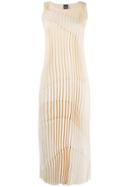 Lorena Antoniazzi Pleated Panelled Dress - 1225 Nude