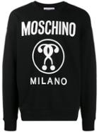 Moschino Relaxed-fit Logo Jumper - Black
