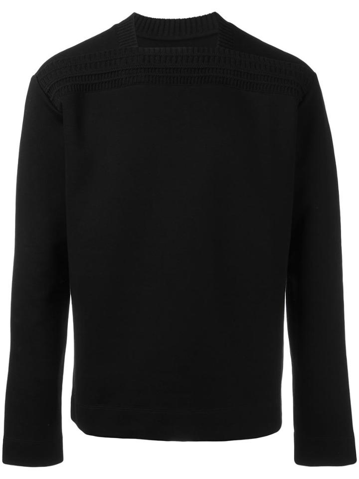 Juun.j Square Neck Jumper - Black