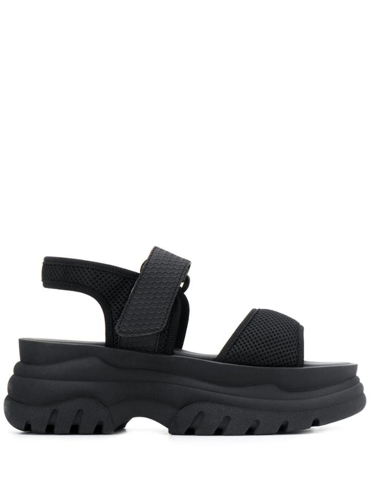 Joshua Sanders Platform Sandals - Black