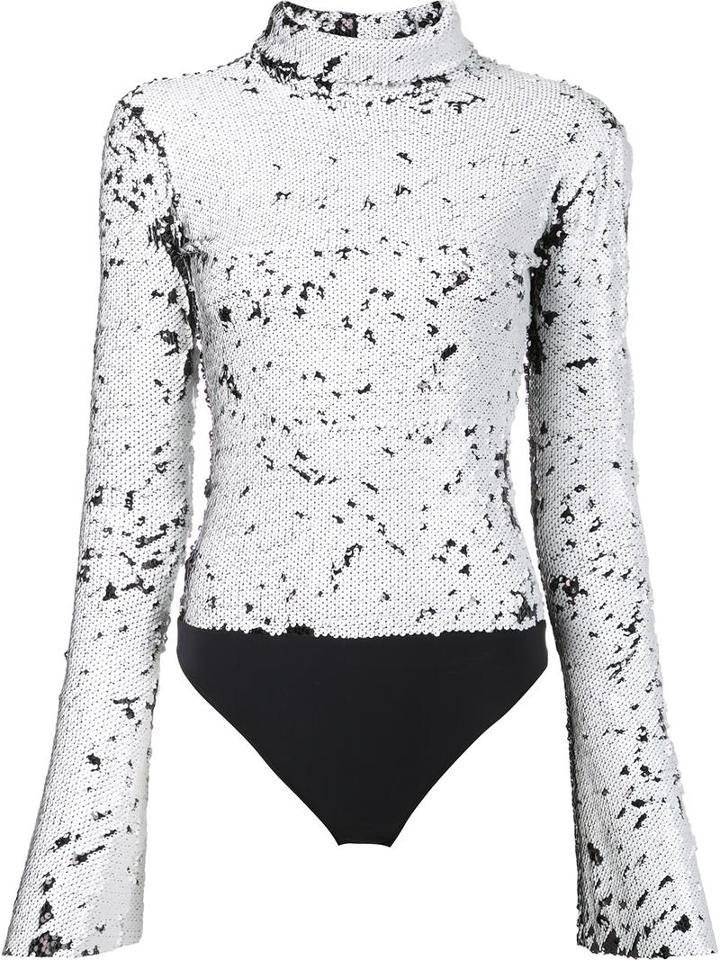 Alix 'madison' Bodysuit, Women's, Size: Large, White, Nylon/polyester/spandex/elastane